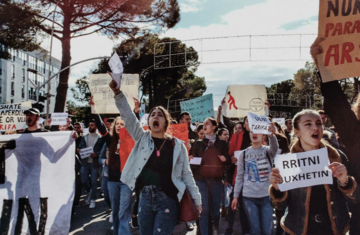 Albania, student protests in 2018 - © Ivana Dervishi