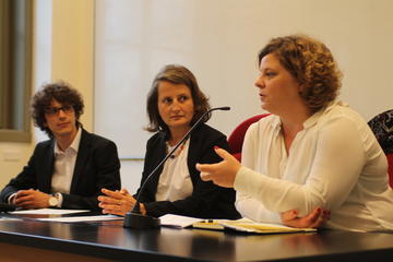 Trento_26_sett_2017_Da sinistra Michele Sordo, Luisa Chiodi, Eleonora Poli.JPG